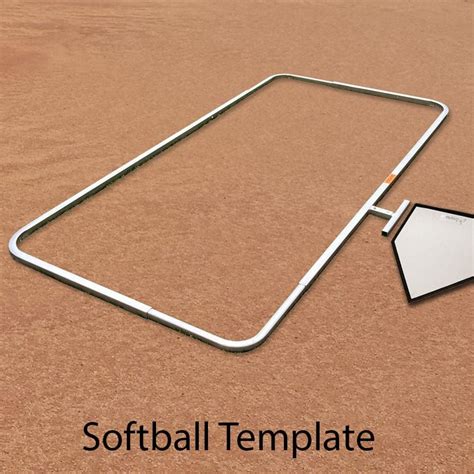 metal batters box stencil|jaypro batters box template.